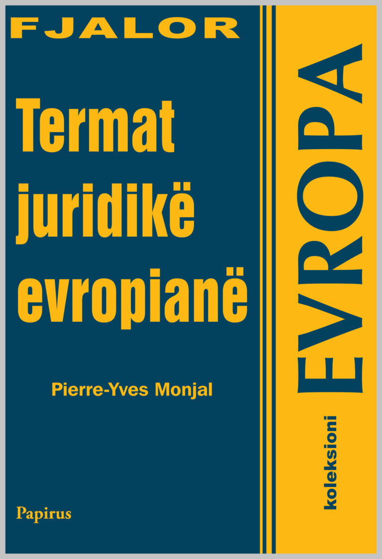 FJALOR TERMAT JURIDIKE EVROPIANE